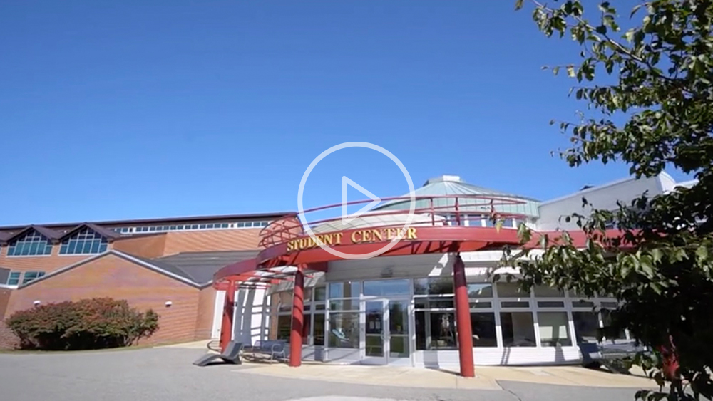 video thumbnail of a campus building