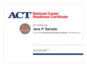 ACT NCRC