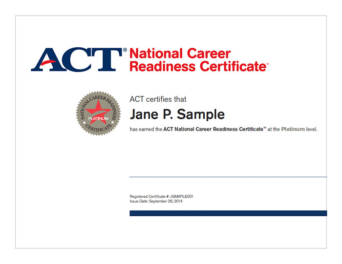 ACT National Career Readiness